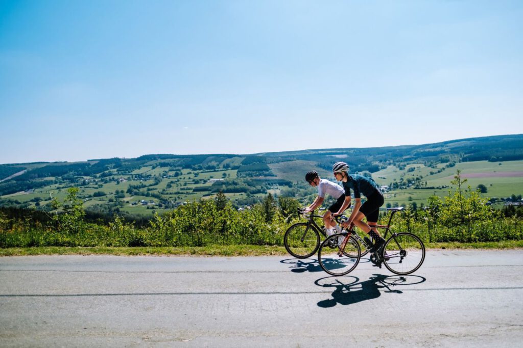 fietsen in de ardennen op de rosier