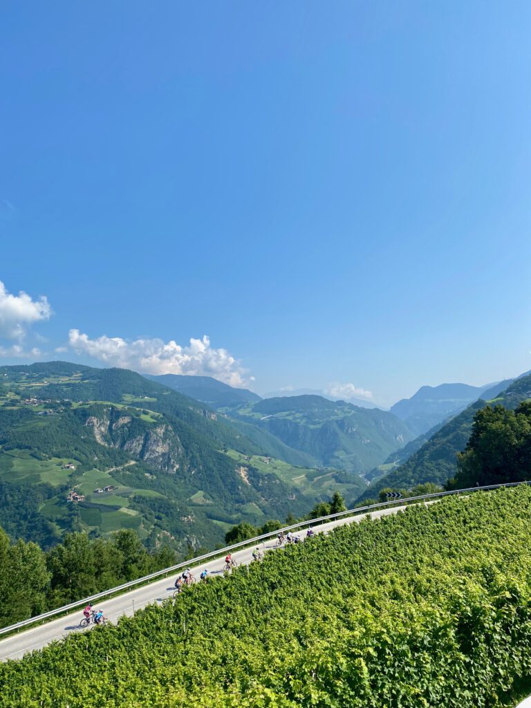 De eerste klim vanuit Bolzano