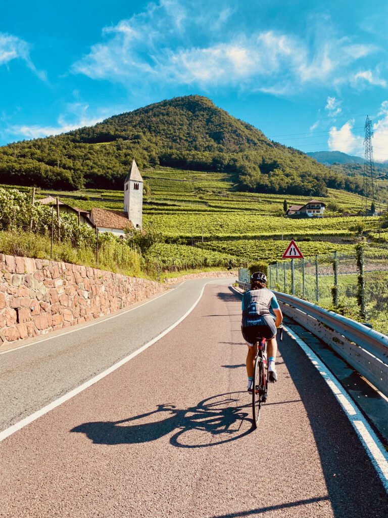 De klim over de Renon, fietsen in Zuid-Tirol