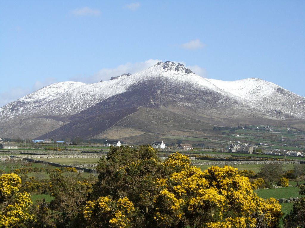 Uitzicht op de Mourne Mountains in Noord-Ierland