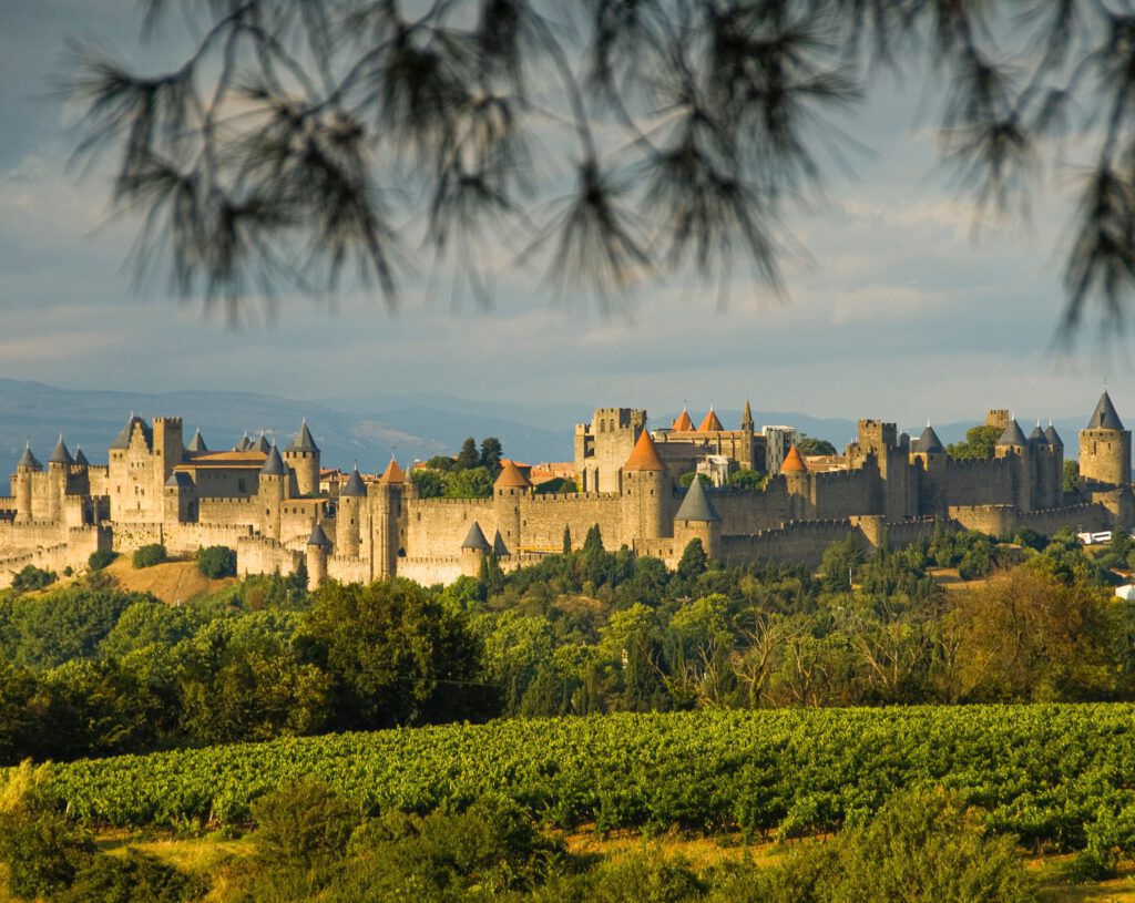 fietsen in frankrijk, frankrijk fietsvakantie, languedoc-roussilion, carcassonne,