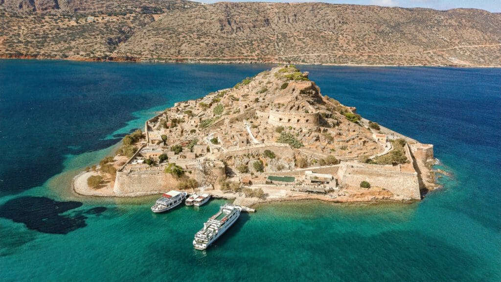 fietsen in Griekenland, agios nikolaos, griekenland, kreta