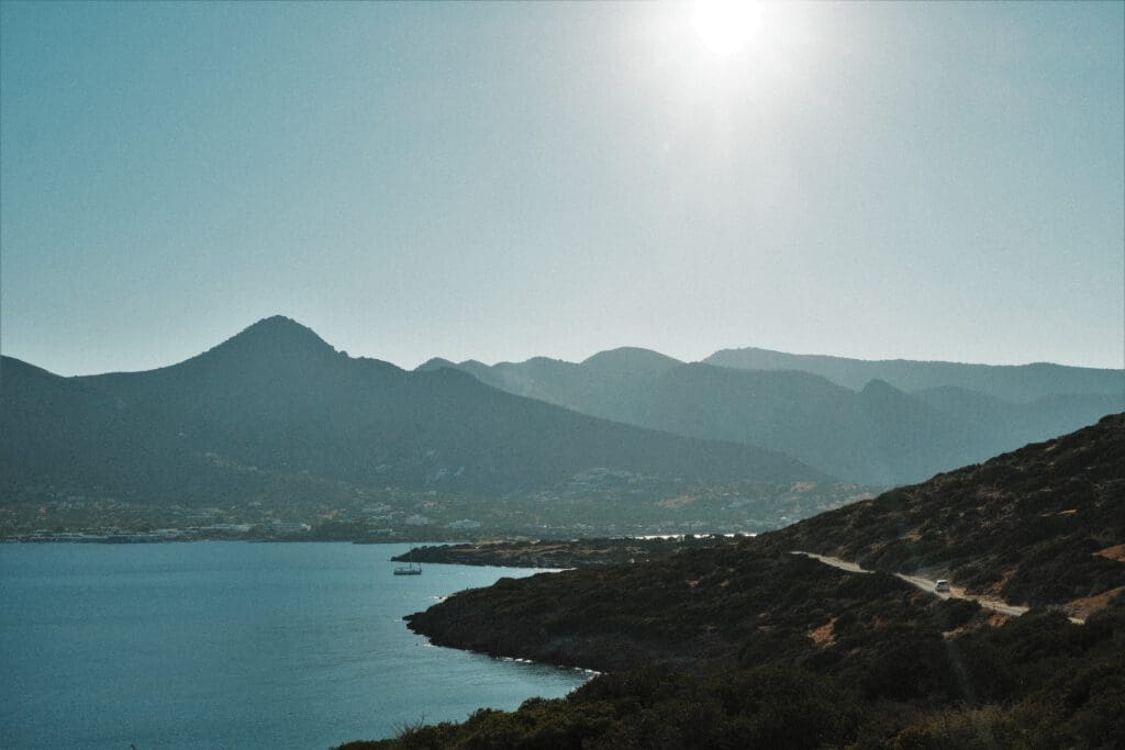 fietsen in Griekenland, agios nikolaos, griekenland, kreta