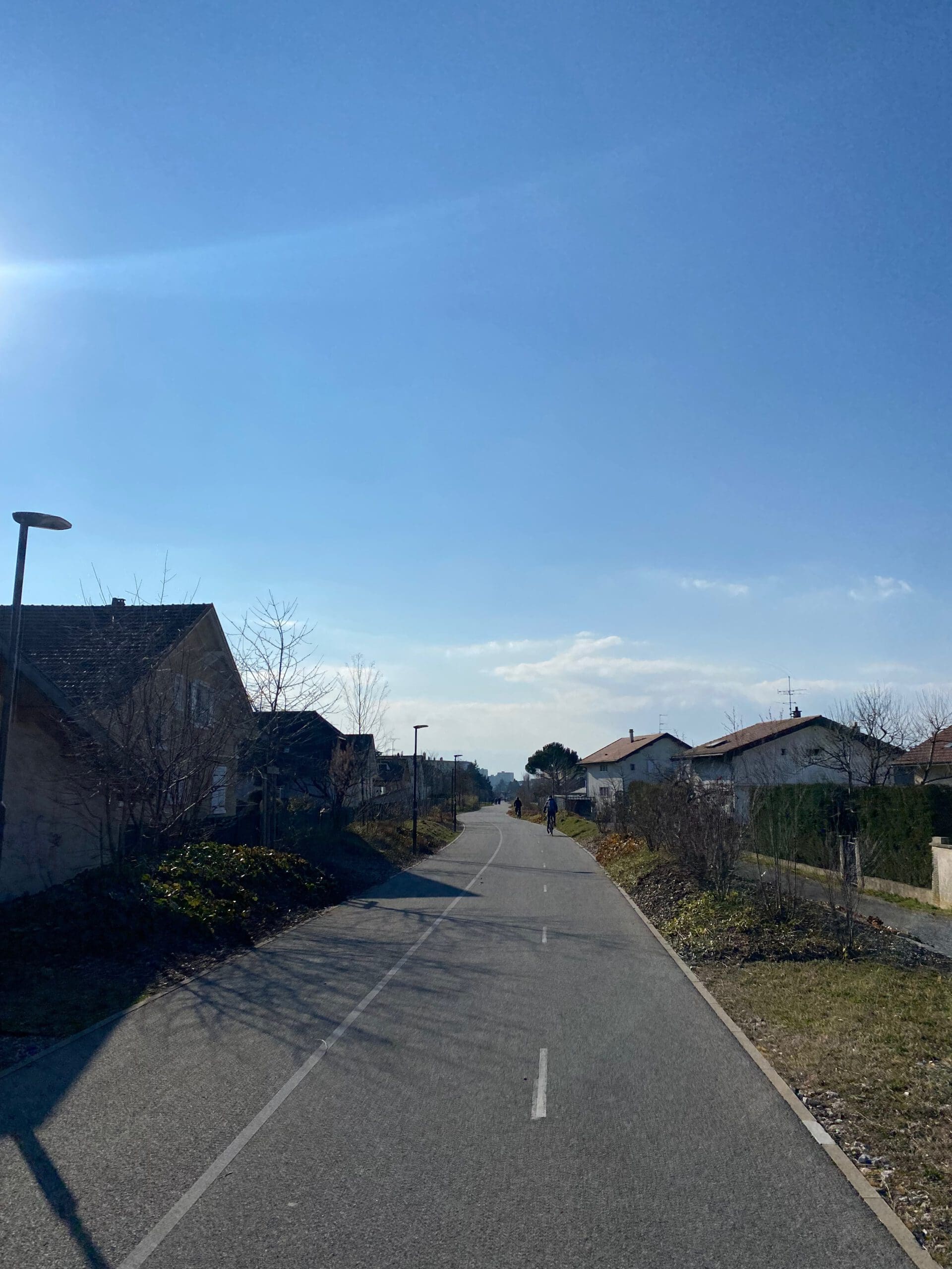 de voie vert richting geneve