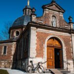 de kapel, muur, Geraardsbergen, Vlaanderen, fietsen