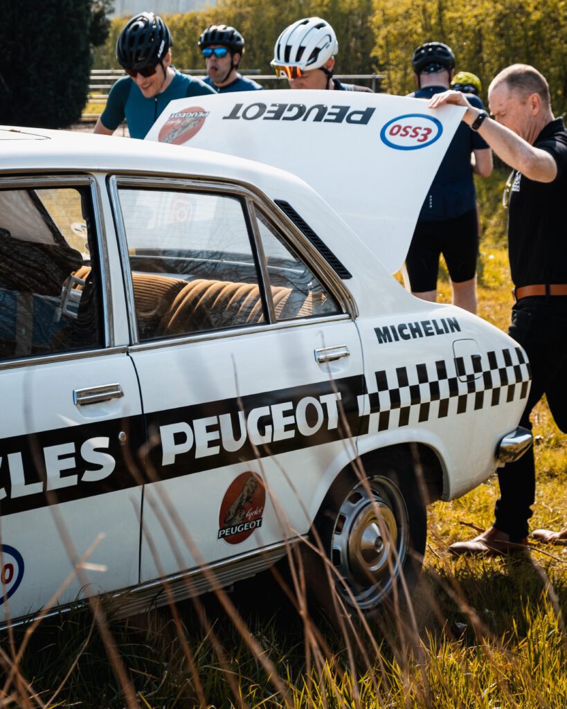 peugeot team car, peugeot, Flanders, Vlaanderen, Jamie Anderson,