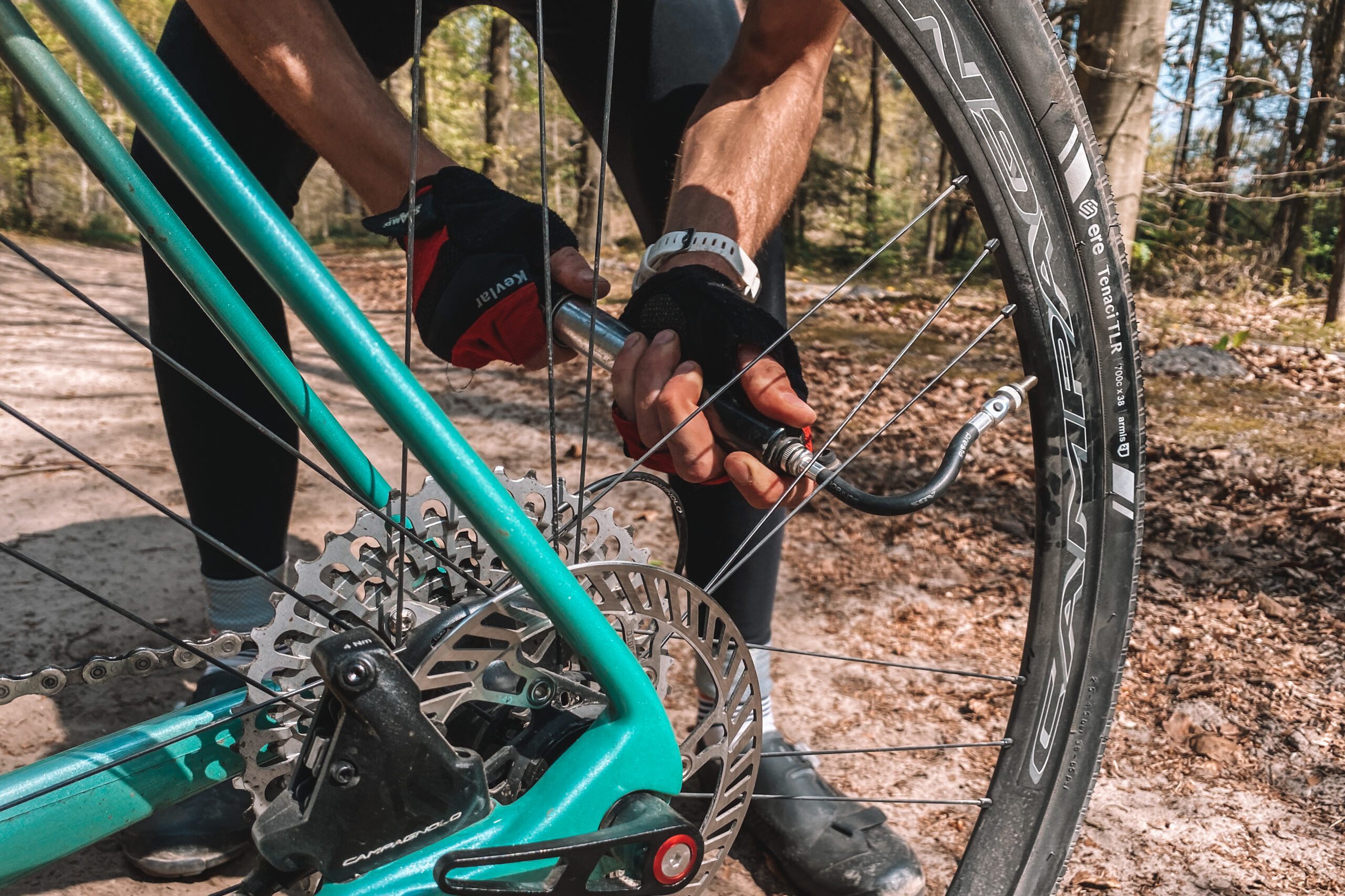 fietsen, pomp, pompen, fiets, gravel