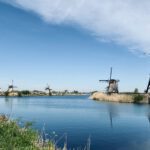 kinderdijk, fietsen, molens, zuid-holland, windmills, unesco world heritage