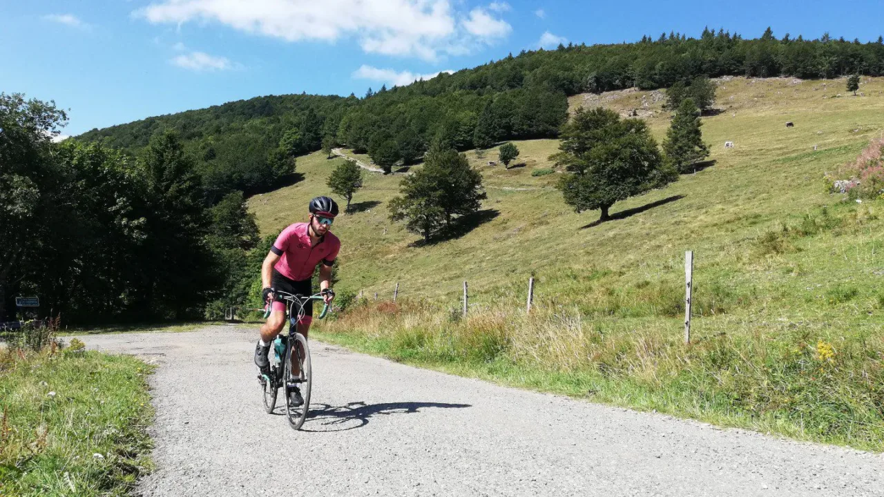 fietsroute naar de grand ballon, vogezen, fietsen, fietsen in de vogezen, fietsen in frankrijk