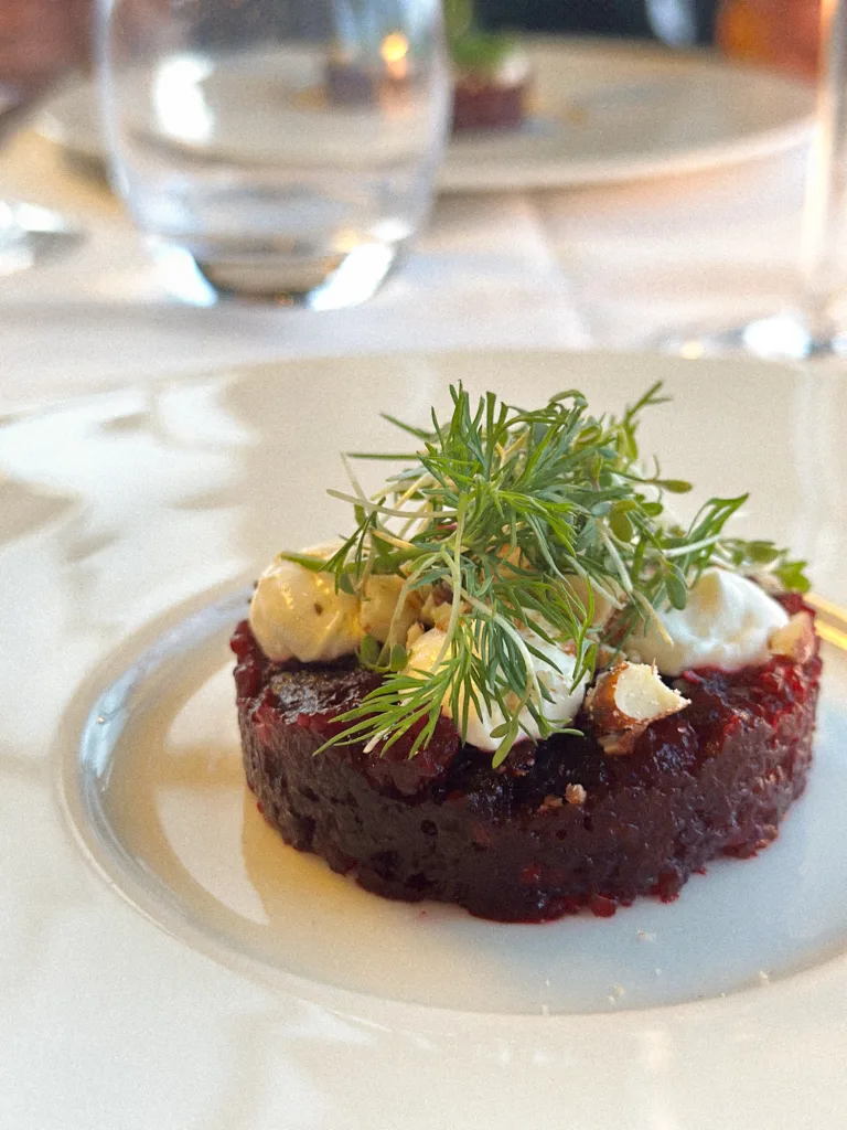 het menu, comwell hotel voorgerecht