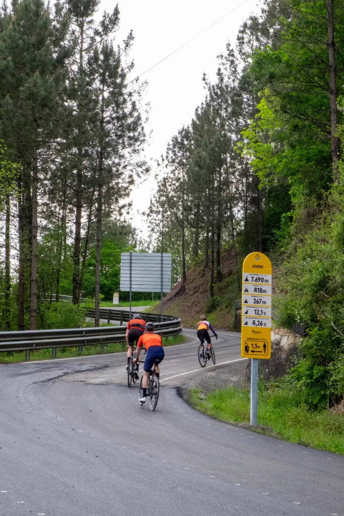 Cote de Vivero, klimmen, fietsen, baskenland, rondje Baskenland, fietsen in Baskenland, fietsroute Baskenland