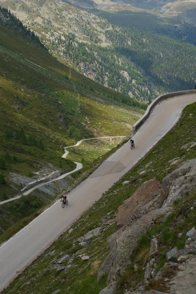 barrage de moiry, de afdaling