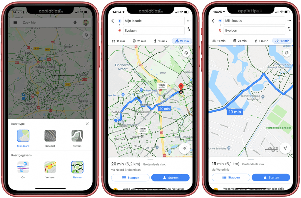 7 handige apps, google maps, app navigatie