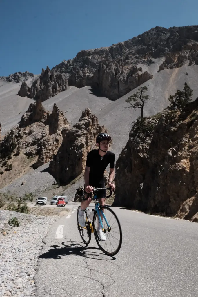 wielrennen in de Franse Alpen, beklimming van de Izoard